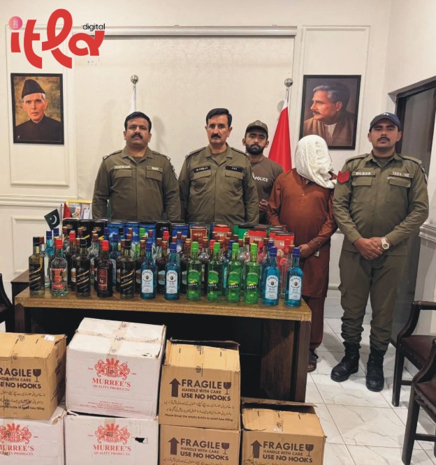 Major Operation by Sargodha Road Police — Large Consignment of Liquor Intended for Eid Supply Recovered