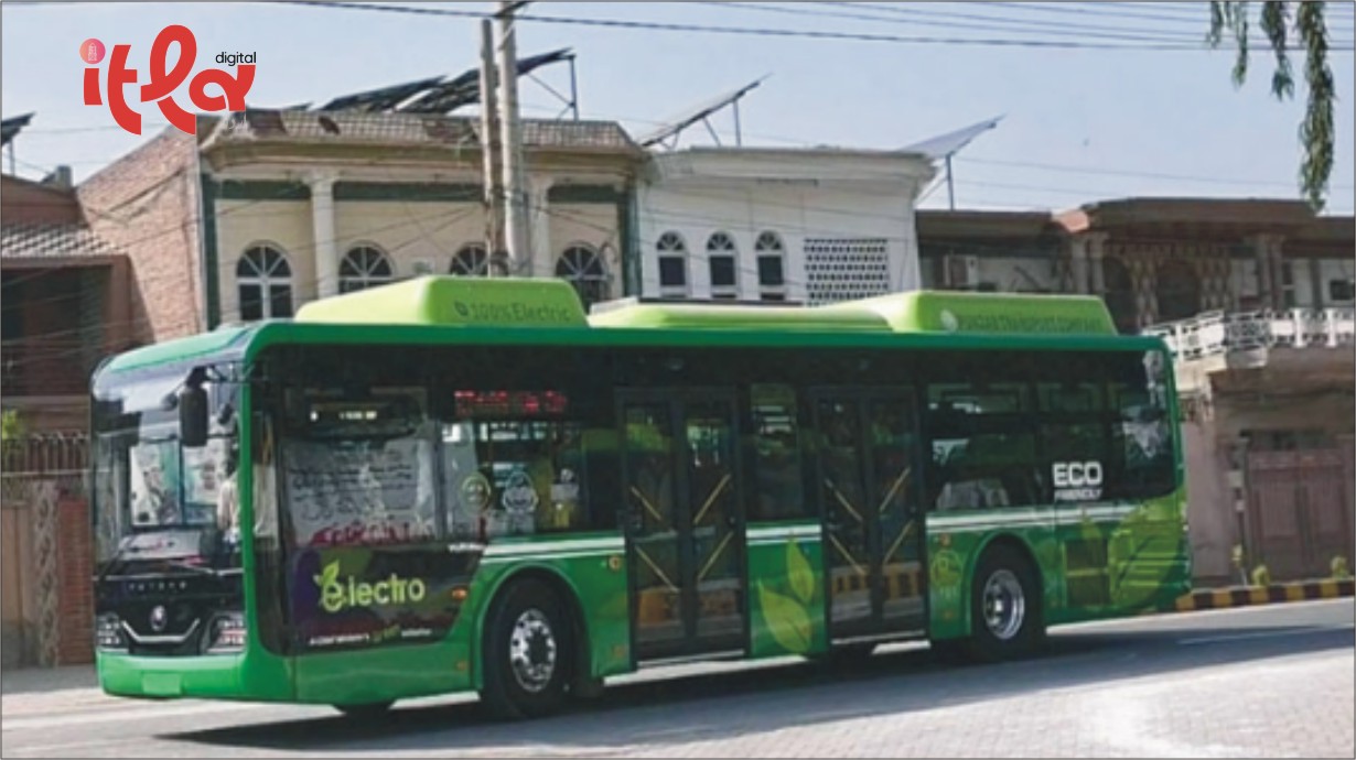 Vandalism at Electric Bus Stops in Rawalpindi