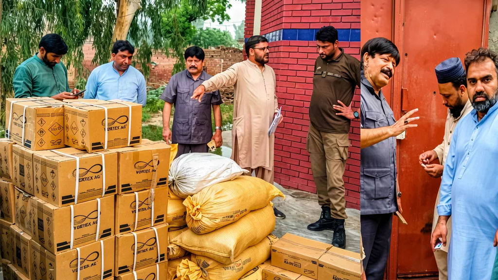 37,366kg of Illegal Pesticides Seized in Faisalabad Raid