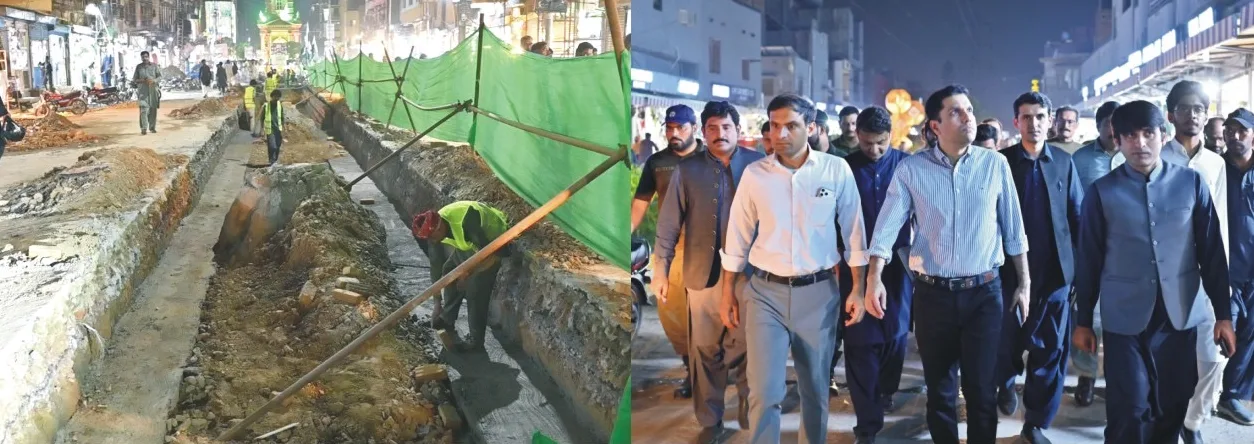 Faisalabad: Beautification of 66-Foot Road Bazaar in Mansoorabad Completed