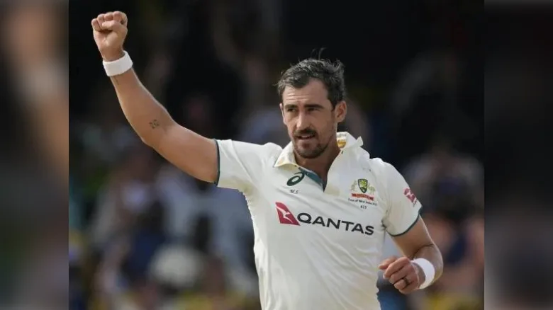 Mitchell Starc becomes leading left-arm wicket-taker in Test cricket
