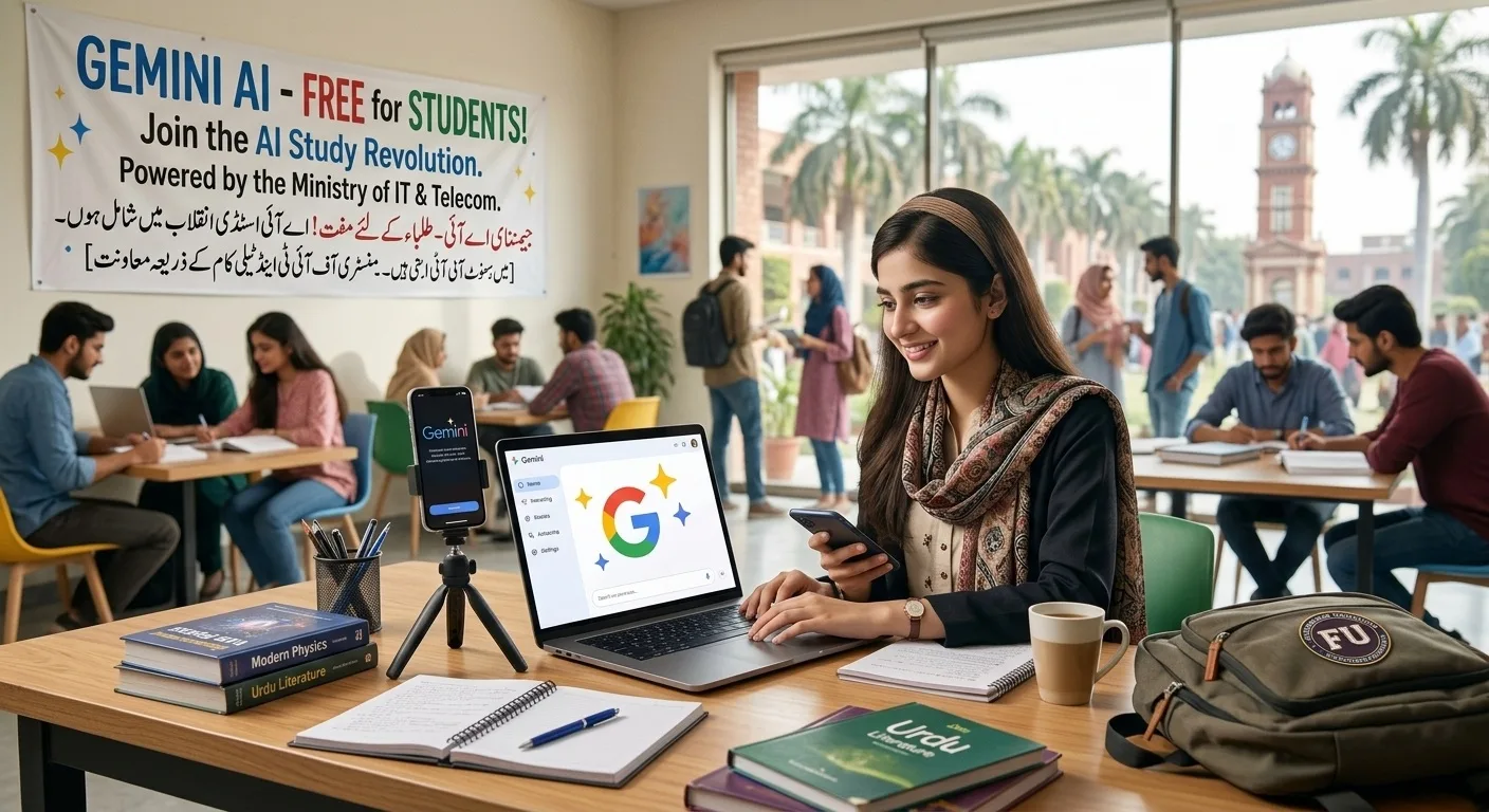 Google Announces One-Year Free Gemini Subscription for Pakistani Students