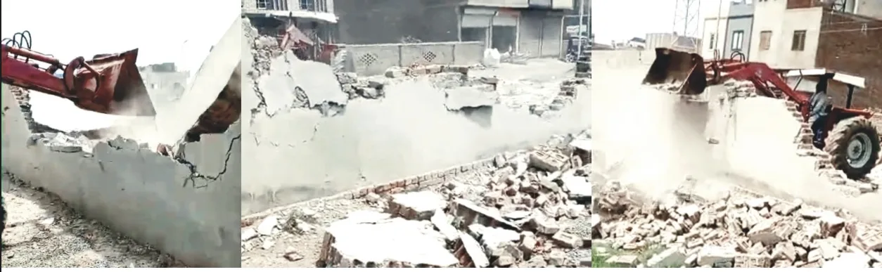 FDA Demolishes Illegal Housing Scheme Structures on Satyana Road