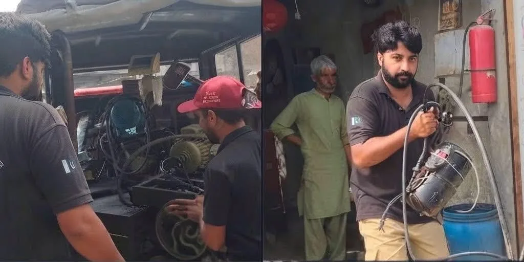 Civil defense action against illegal LPG refilling shops, 10 sealed