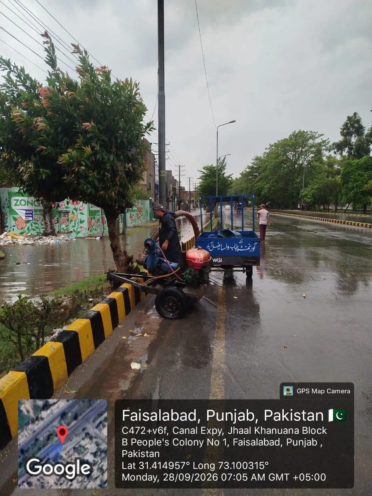 WASCA PUTS FIELD STAFF ON HIGH ALERT AS RAIN HITS FAISALABAD