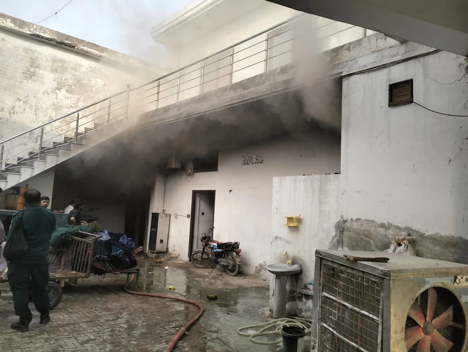 Short Circuit Sparks Fire in cloth Factory; No Casualties Reported