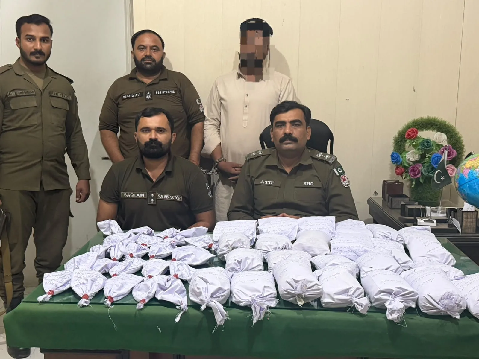 Major Drug Smuggling Network Busted, 30 Kg Hashish Seized