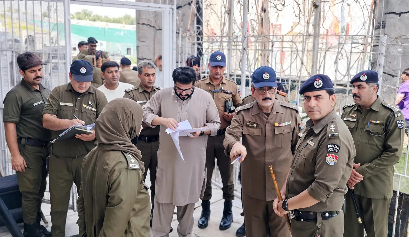 Tri-Nation Women's Under-19 Cricket Tournament, CPO Tanveer Hussain Visits Iqbal Stadium and Reviews Security