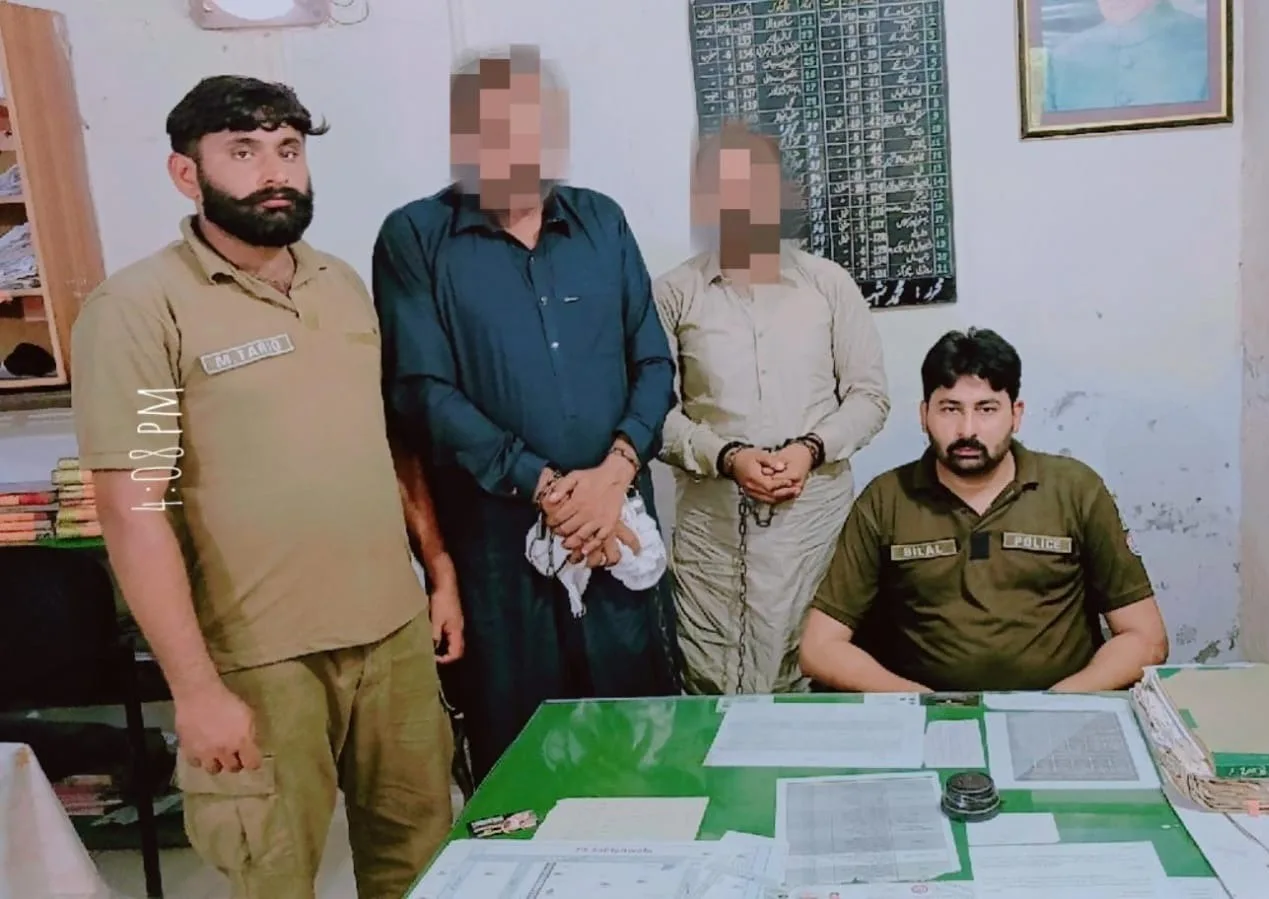 Two Robbers Arrested for Looting Citizens in Gulberg Police Station Limits