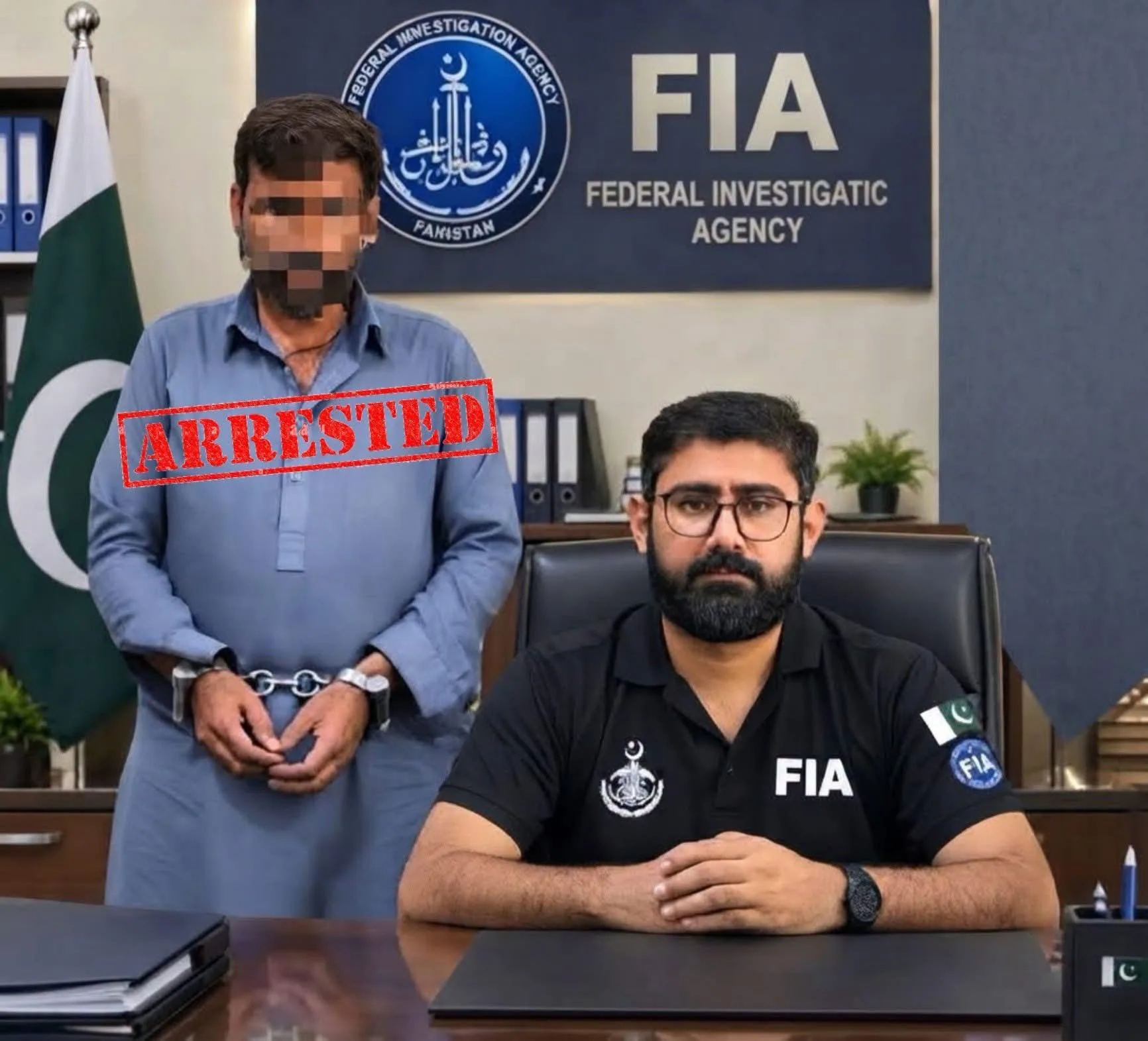 FIA Faisalabad Arrests Most Wanted Human Smuggler Listed in Red Book