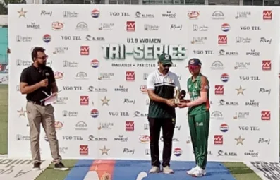 Bangladesh U-19 Women Edge Past Pakistan by 13 Runs in Tri-Series Clash