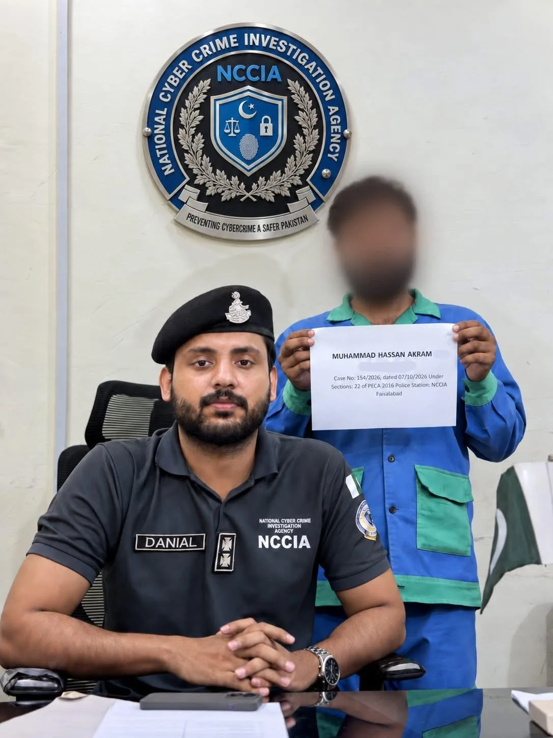 NCCIA Faisalabad arrests suspect in child exploitation and objectionable content case