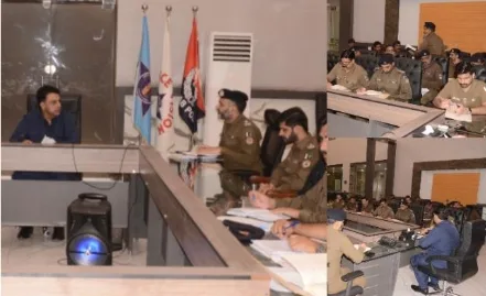 Law and order review: CPO Tanveer Hussain chairs Jaranwala Circle crime meeting, directs crackdown on criminal elements