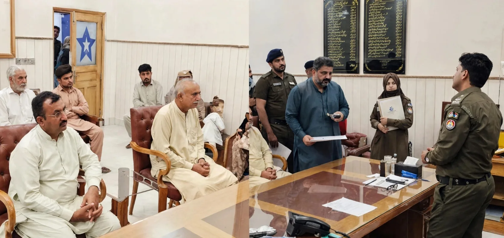 Immediate redressal of public grievances is our top priority: CPO Tanveer Hussain holds open court