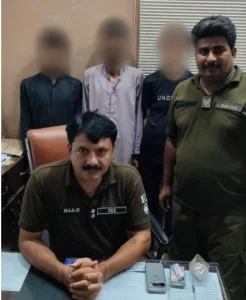 Police crackdown on illegal items: Ghulam Muhammad Abad police recover large cache of kites, chemical string, and fireworks; three arrested