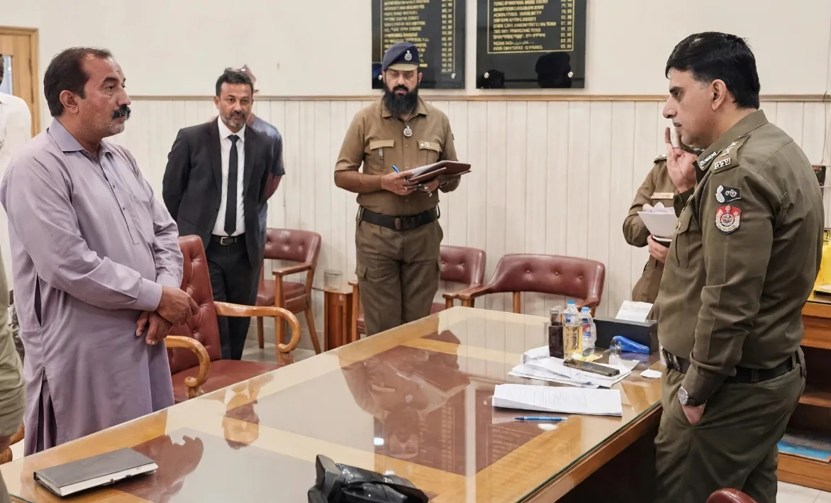 Provision of timely justice: CPO Faisalabad Tanveer Hussain holds open court at his office to address public grievances