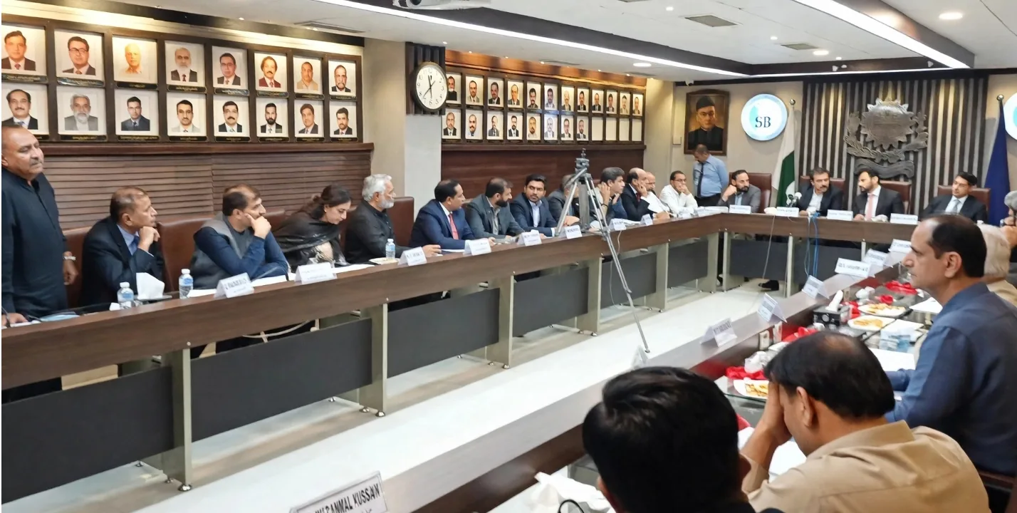 Boosting exports and industrial growth: Federal Minister Haroon Akhtar Khan meets PHMA delegation at FCCI