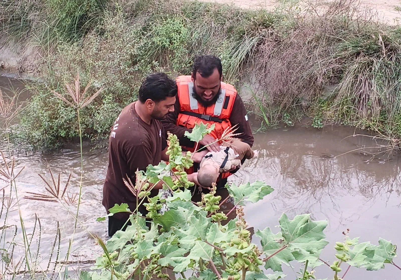 Tragic coaster accident near Jaranwala: Two-month-old infant dies, seven injured as vehicle plunges into canal
