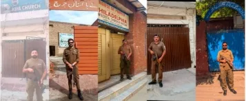 Foolproof security arrangements ensured for churches and places of worship across Faisalabad on CPO Tanveer Hussain's directives