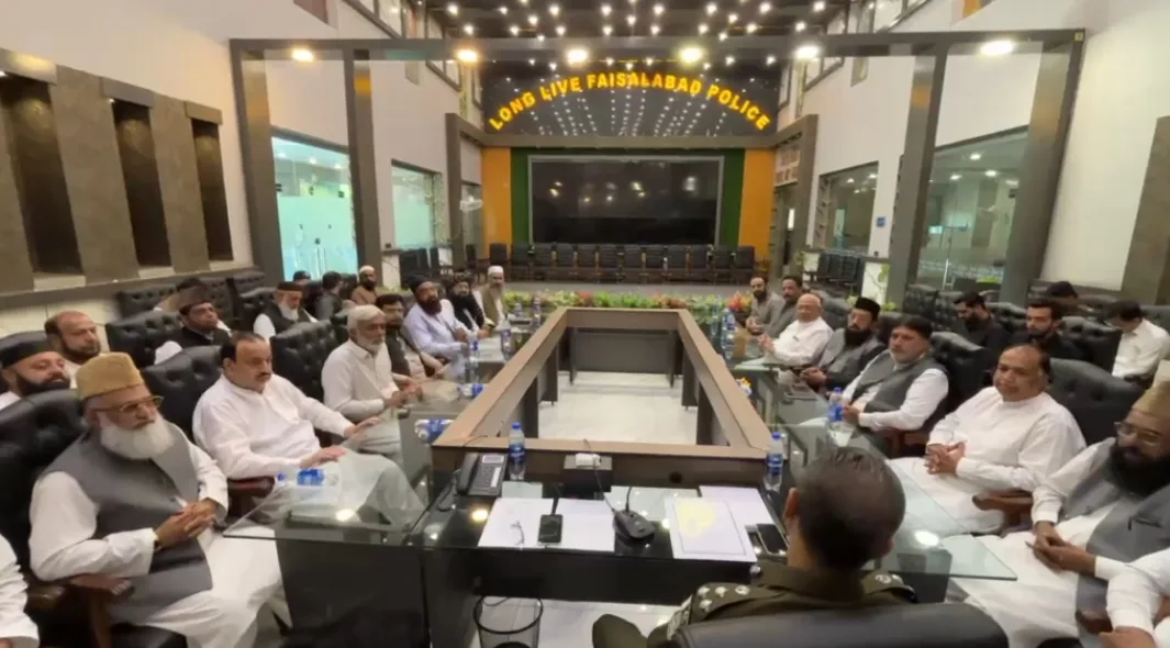 RPO Faisalabad Inam-ur-Rahman Malik meets Peace Committee delegation: Focus on interfaith harmony, security strategy, and curbing hate speech